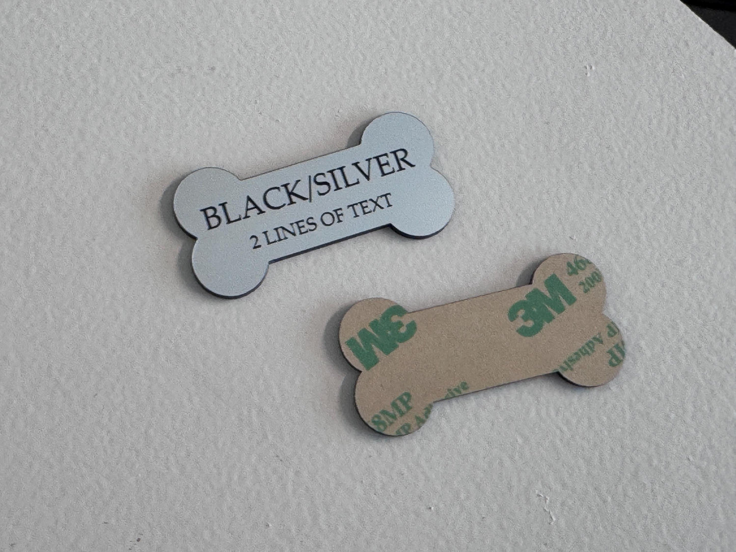 Engraved Dog Bone Plaque