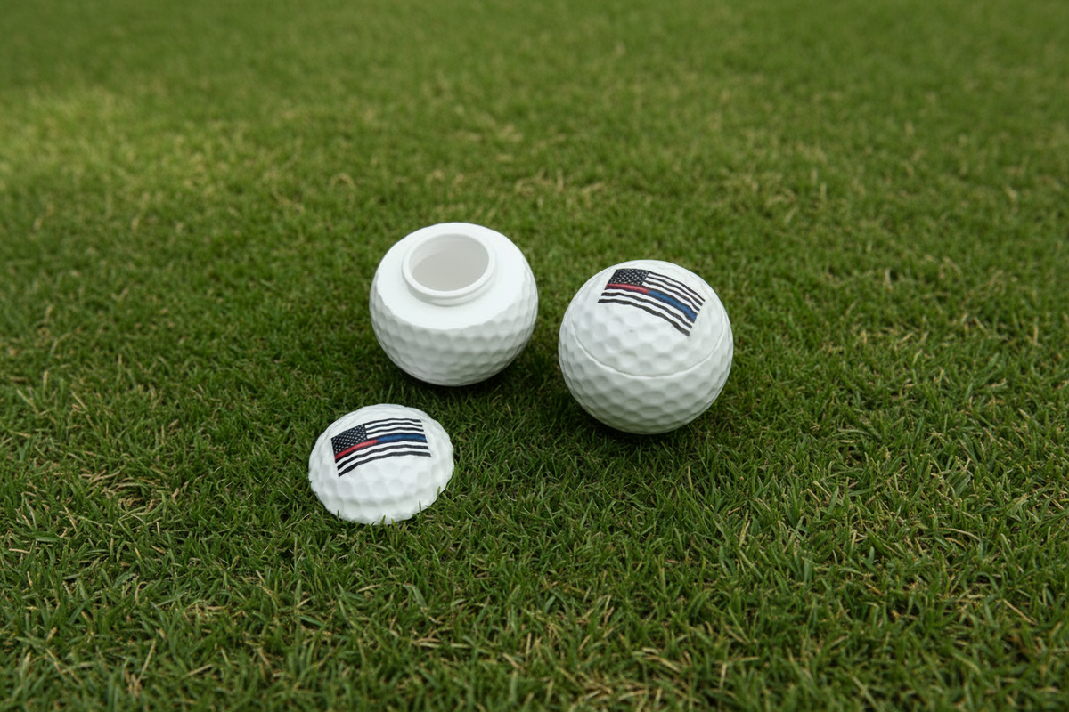 Custom shot-golf balls for novelty gifts
