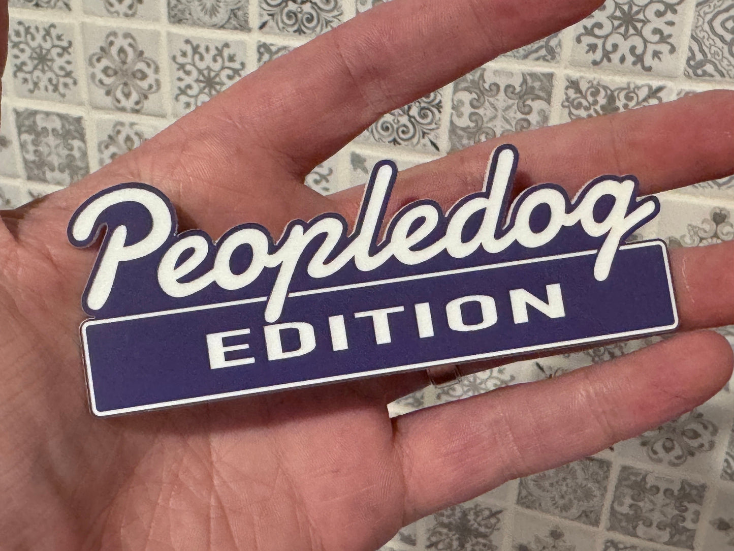 Custom EDITION Badge - Personalizable & Laser Cut with Car-Safe Adhesive