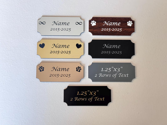 Engraved Pet Plaque