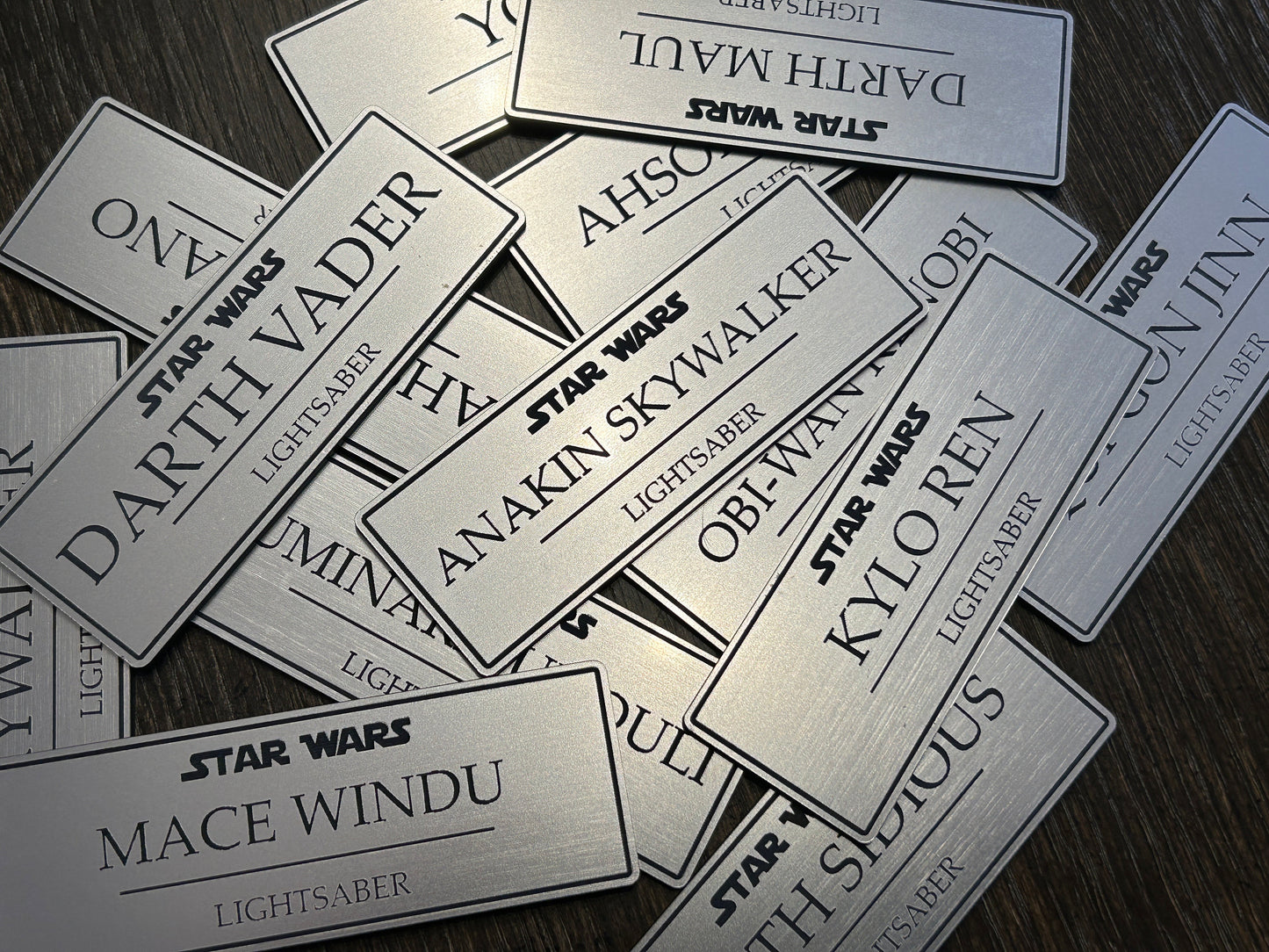 Name Plate for Lightsaber & Prop Display (Small)