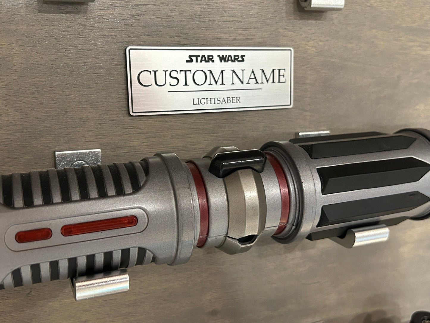 Name Plate for Lightsaber & Prop Display (Small)