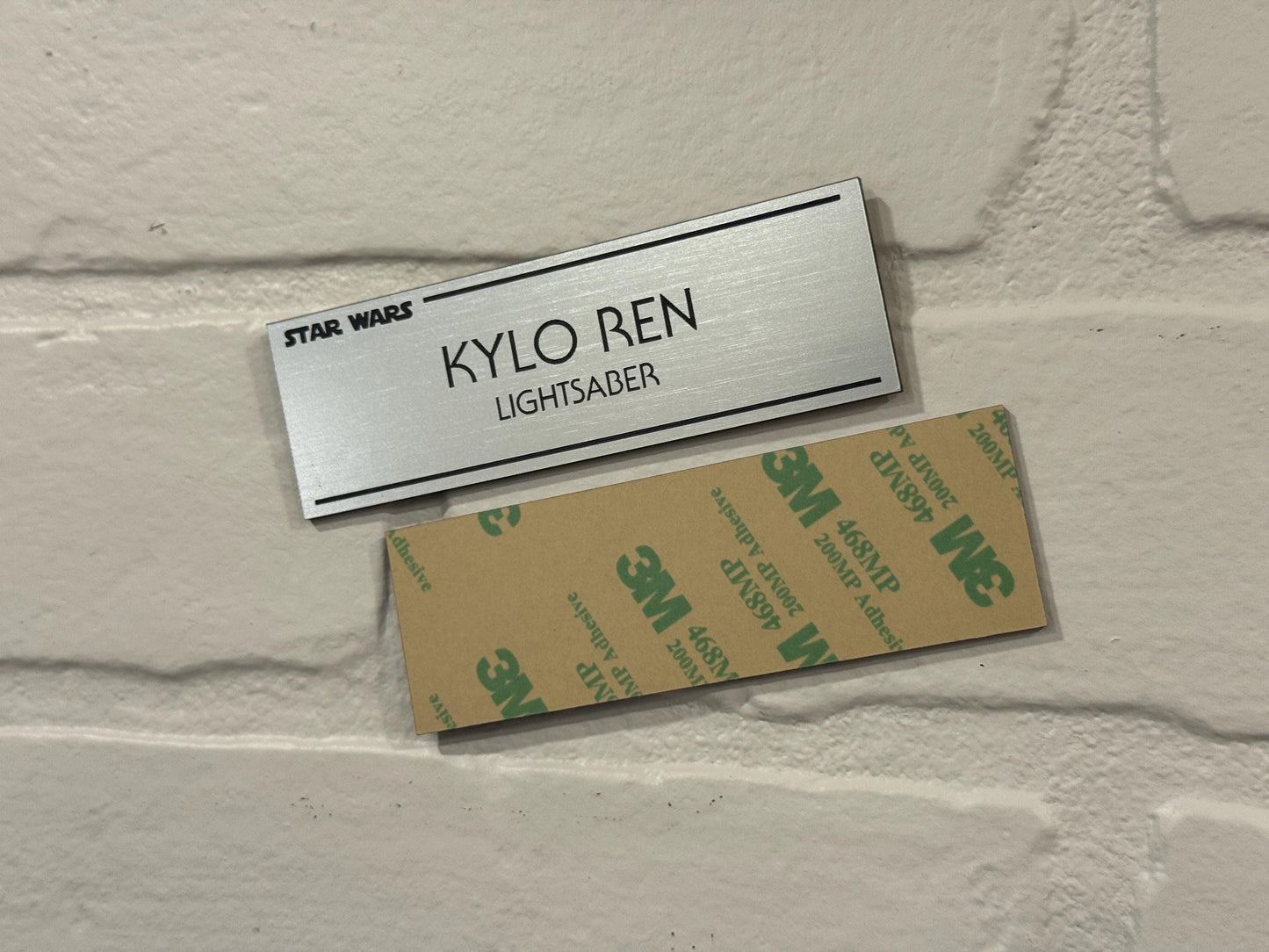 Name Plate for Lightsaber & Prop Display (Medium)