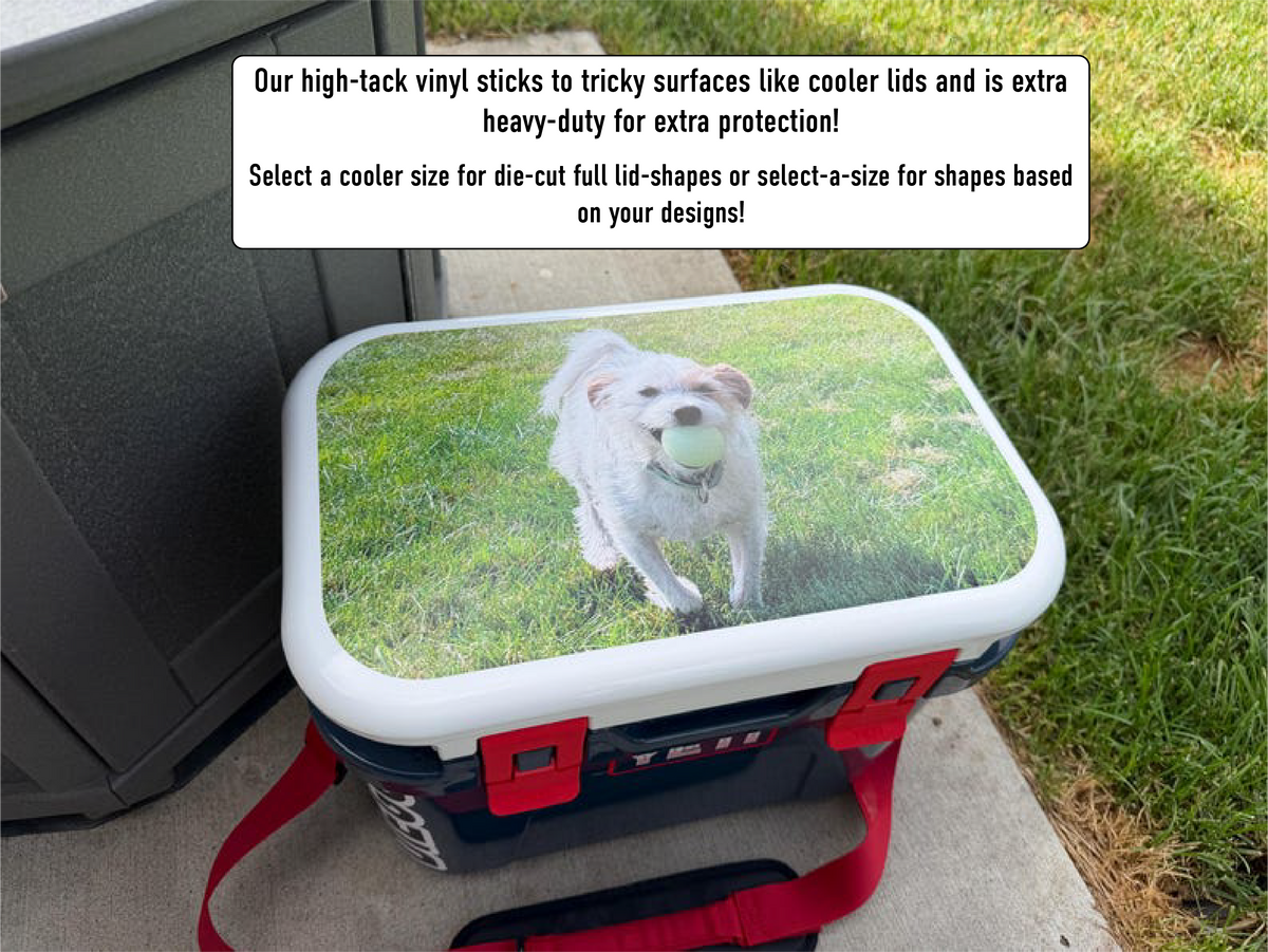 Custom Cooler & Drybox Lid Decal: Personalized Photo Sticker