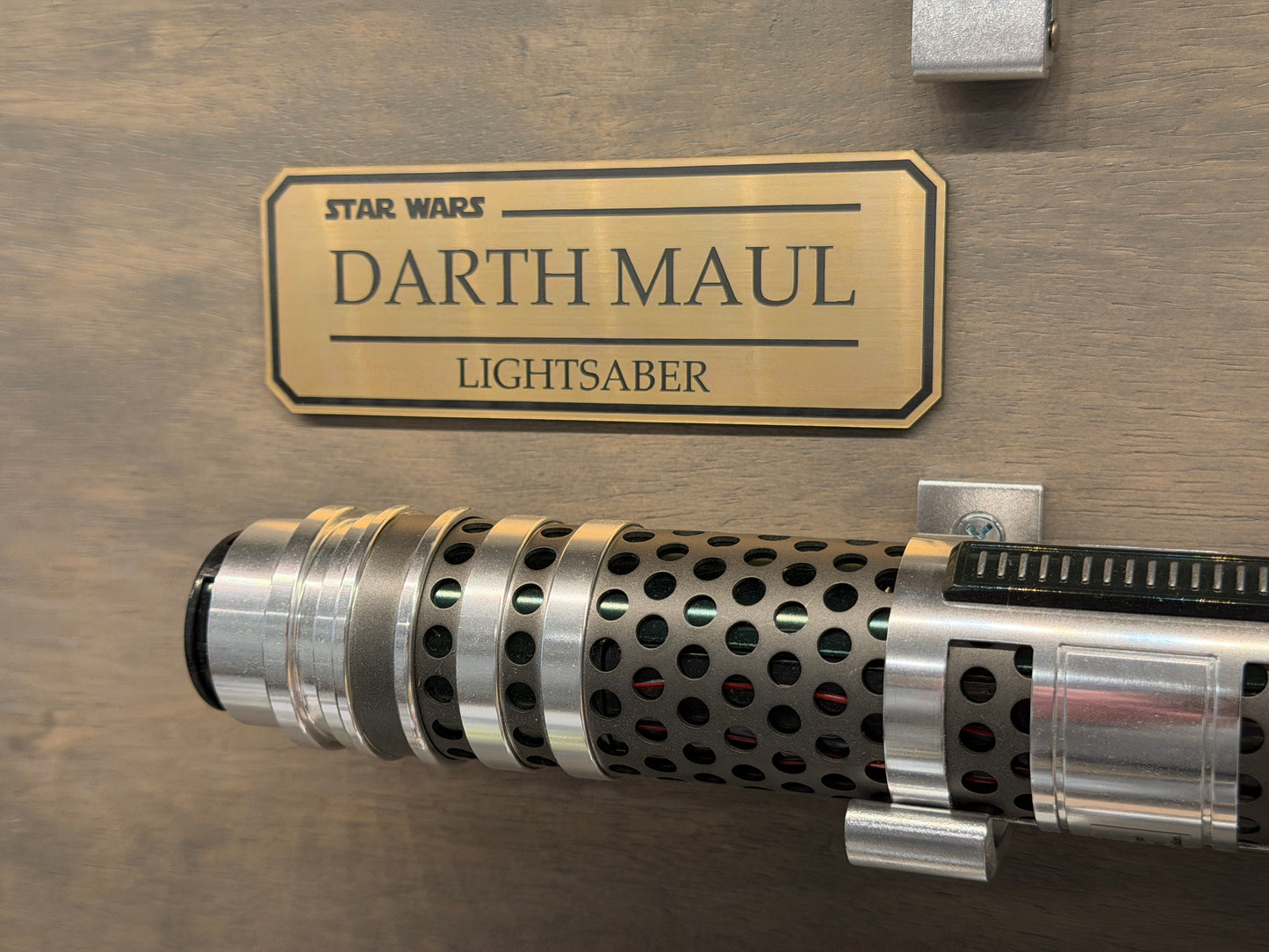 Name Plate for Lightsaber & Prop Display (Large)