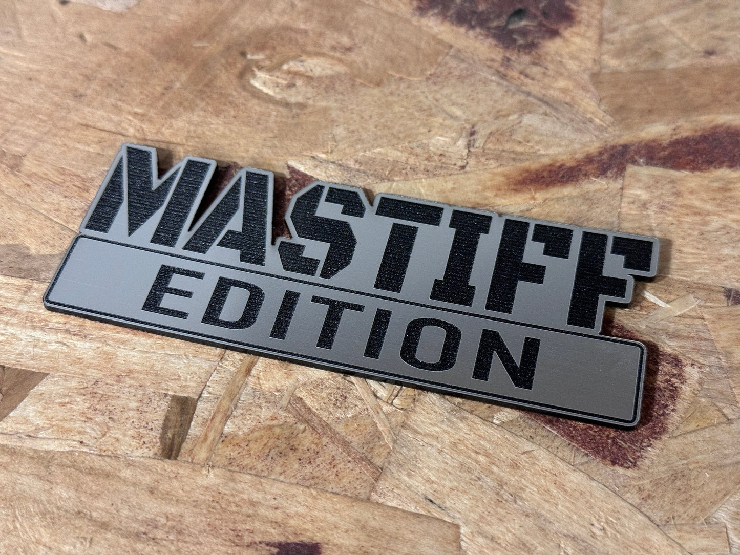 Custom EDITION Badge - Personalizable & Laser Cut with Car-Safe Adhesive