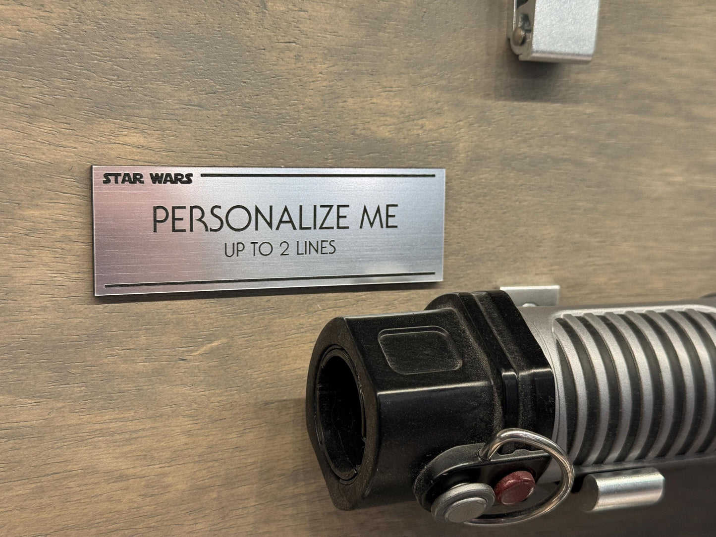 Name Plate for Lightsaber & Prop Display (Medium)