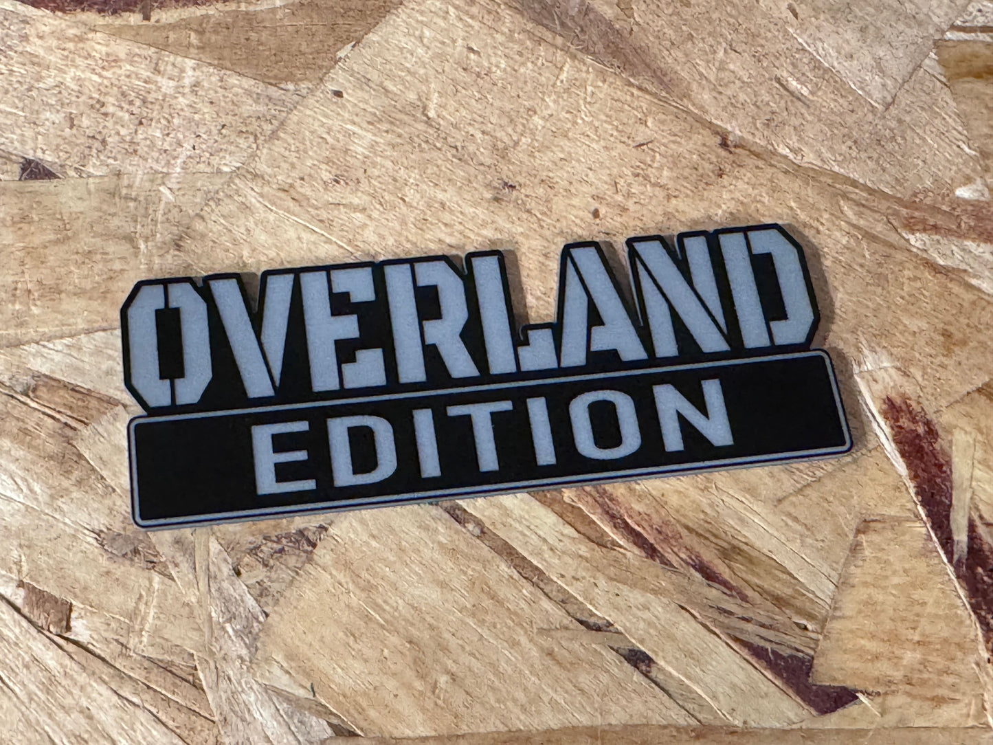 Custom EDITION Badge - Personalizable & Laser Cut with Car-Safe Adhesive